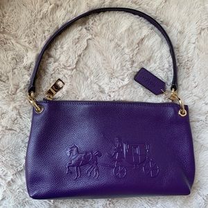 NWOT Coach Purple Charley Crossbody